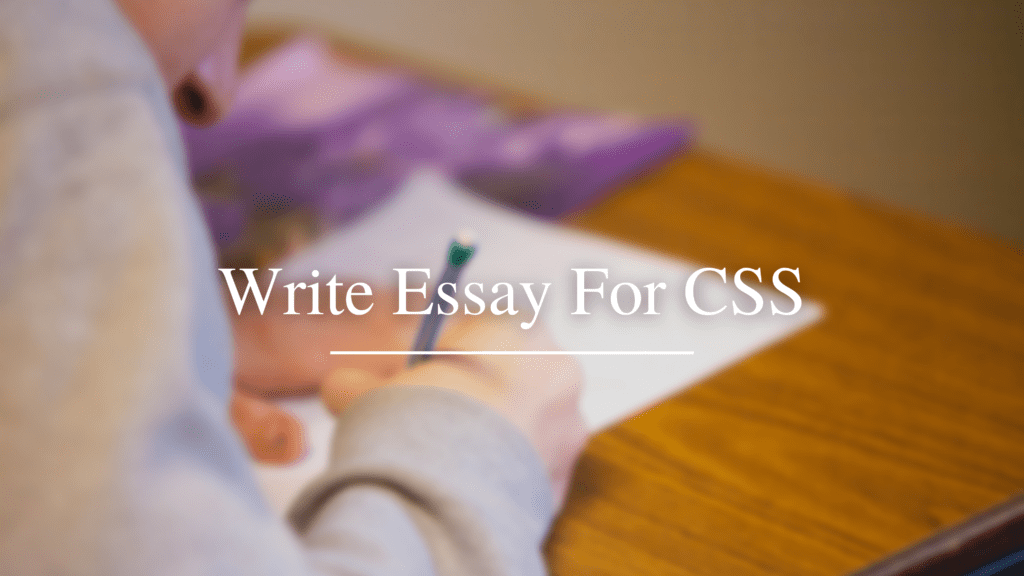 complete essay for css