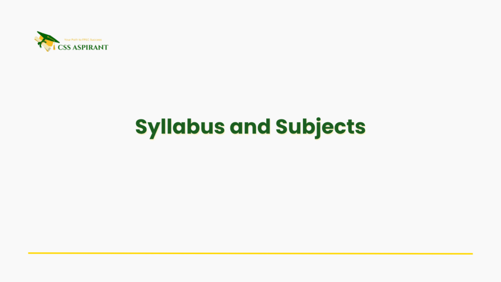 Student selecting CSS optional subjects in Pakistan