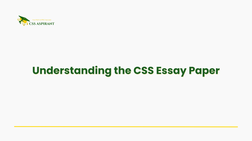 “Banner explaining why the CSS English Essay is considered one of the most challenging papers for aspirants.